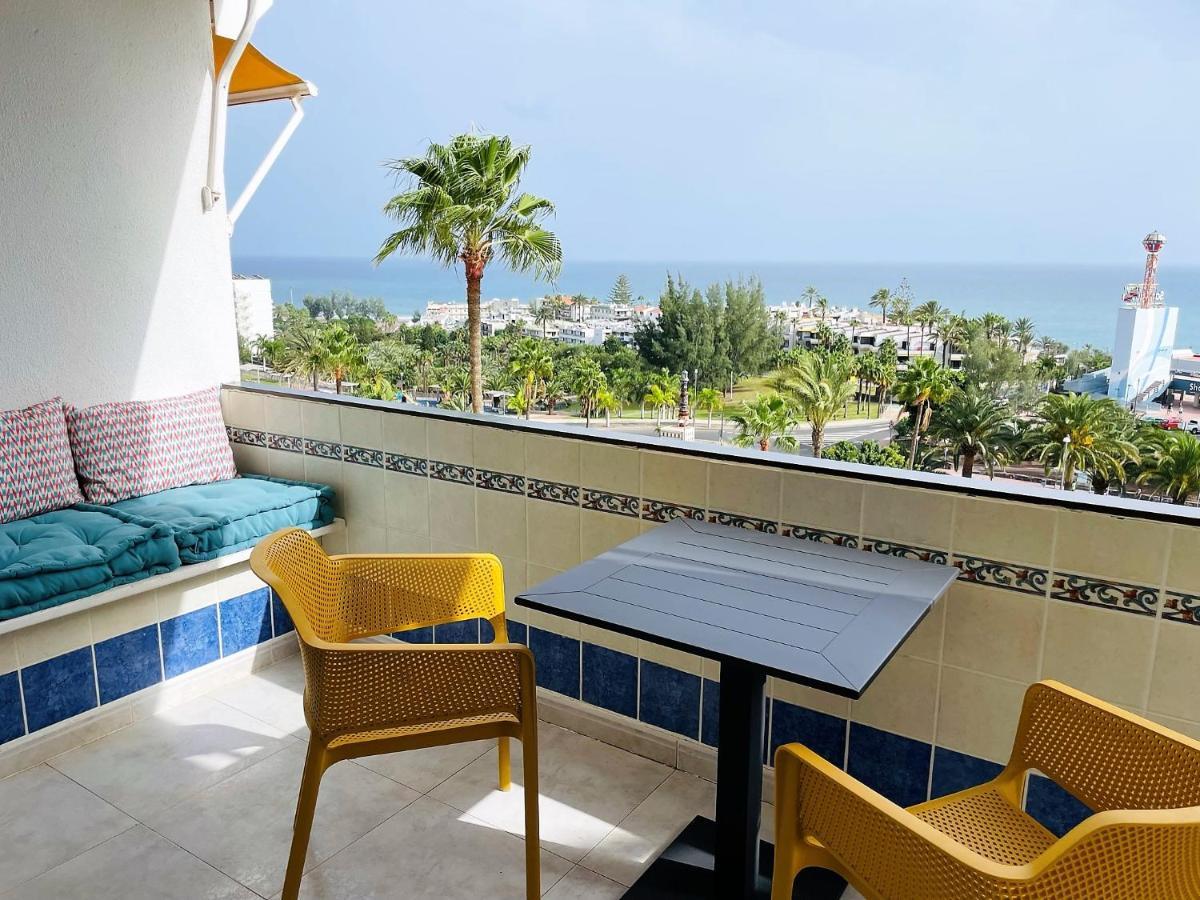 Meerblick Beach-Apartment in Monte Rojo San Agustín Buitenkant foto