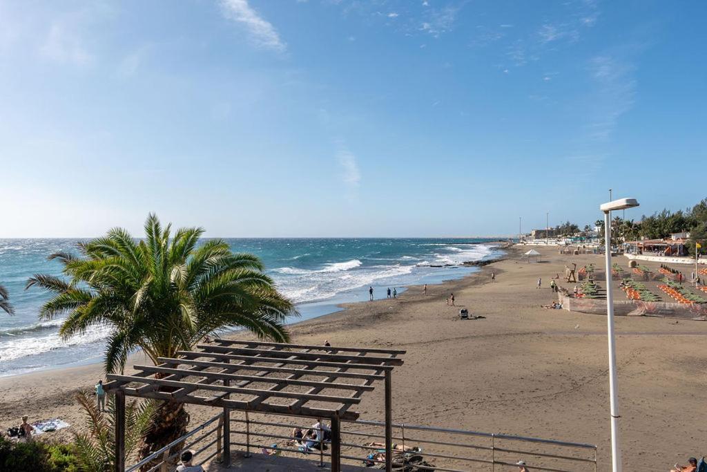 Meerblick Beach-Apartment in Monte Rojo San Agustín Buitenkant foto